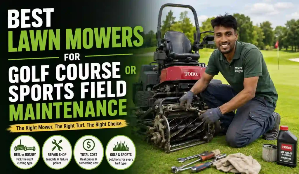 Best Lawn Mowers for Golf Course and Sports Field Maintenance