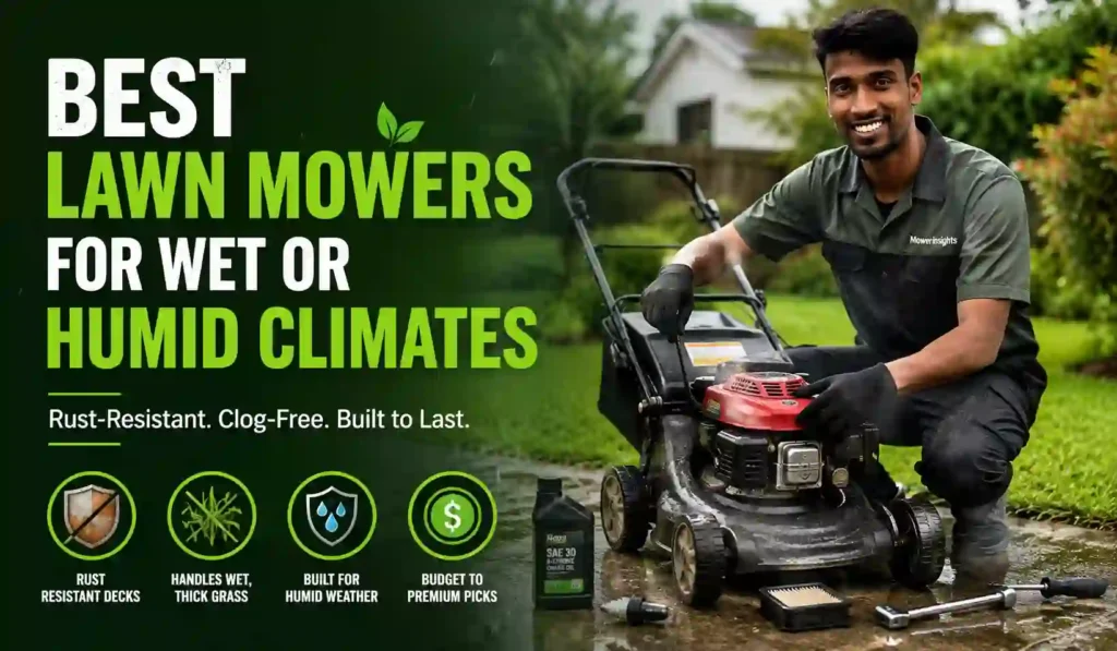 Best Lawn Mowers for Wet or Humid Climates
