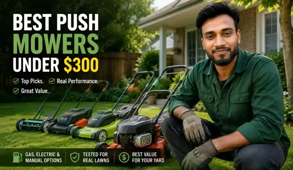 Best Push Mowers Under $300