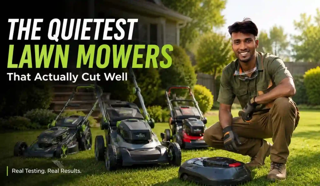 Best Quiet Lawn Mowers I Truly Recommend