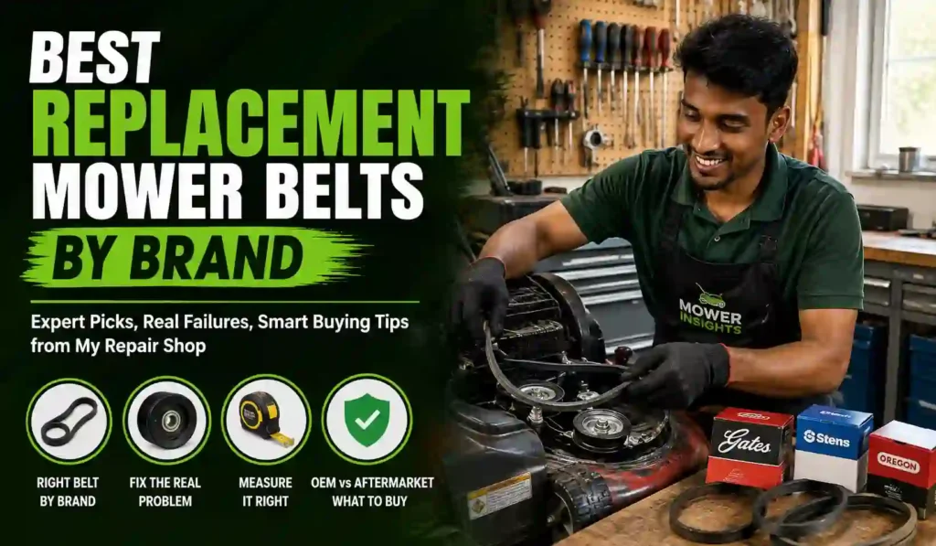 Best Replacement Mower Belts by Brand