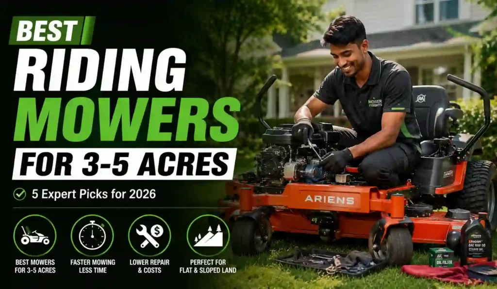 Best Riding Mowers for 3-5 Acres