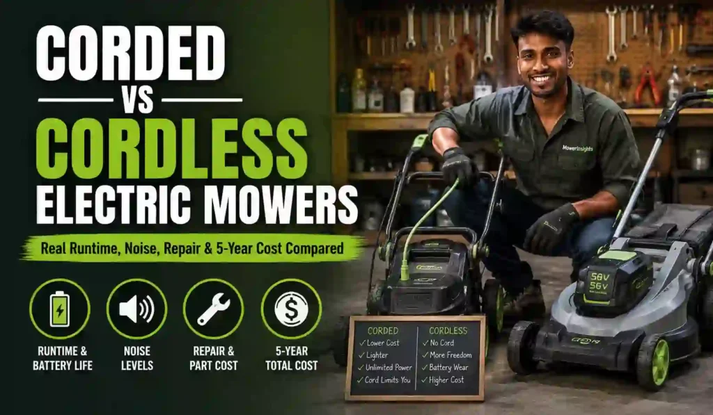 Corded vs Cordless Electric Mowers