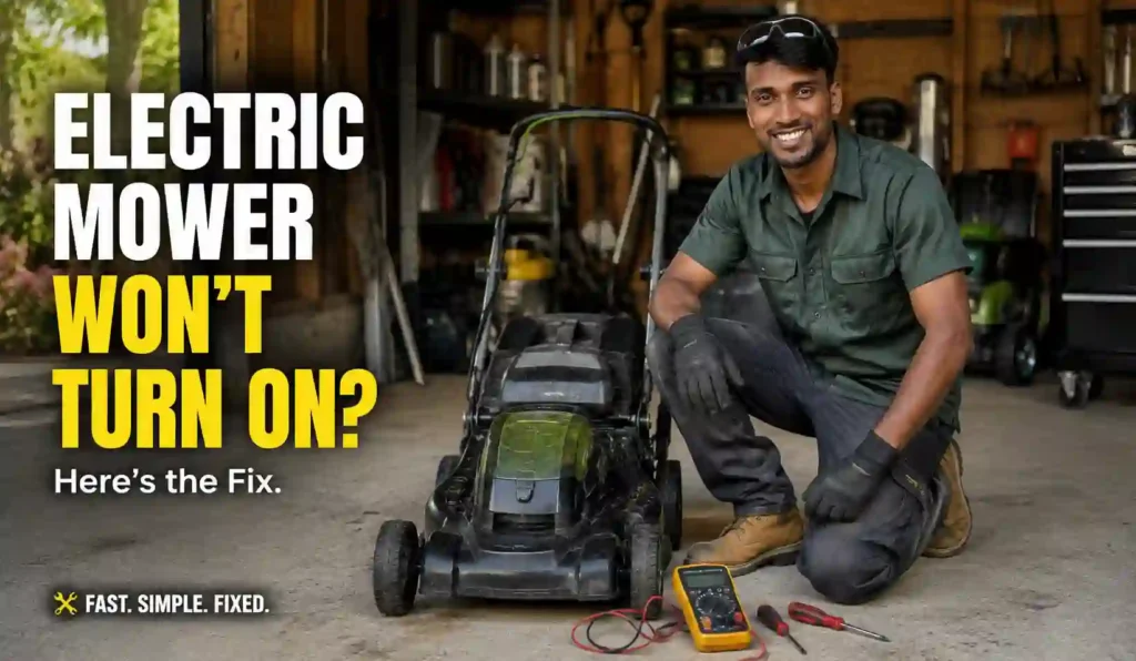 Electric Mower Wont Turn On