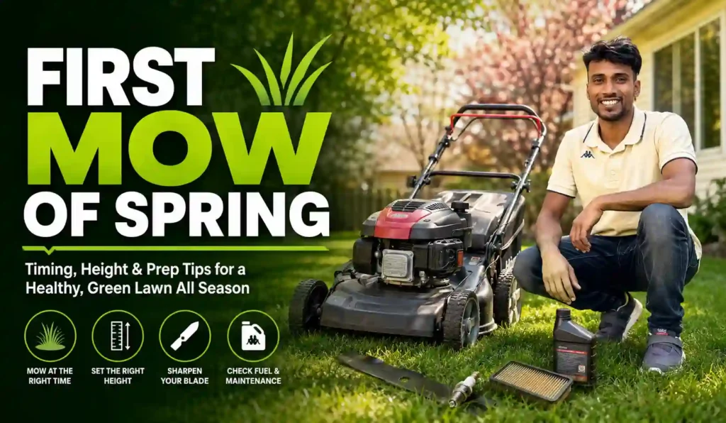 First Mow of spring