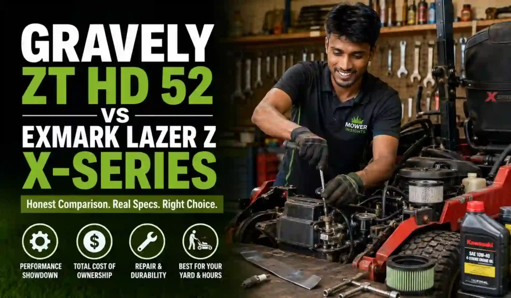 Gravely ZT HD 52 vs Exmark Lazer Z X-Series