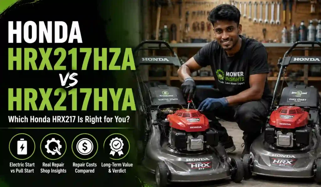 Honda HRX217HZA vs HRX217HYA