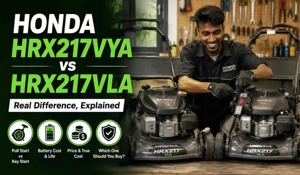Honda HRX217VYA vs HRX217VLA