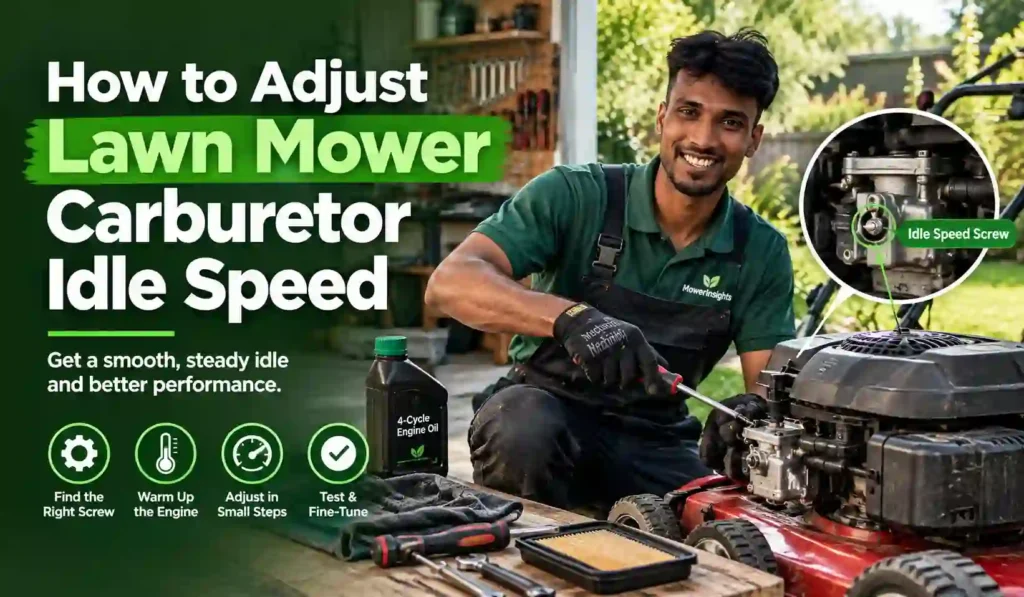How to Adjust Lawn Mower Carburetor Idle Speed