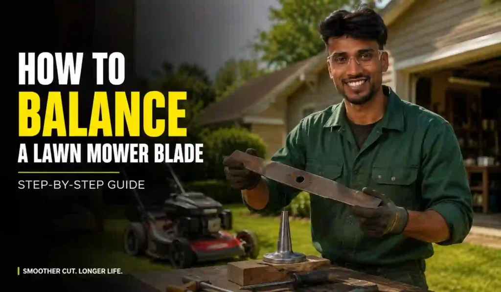How to Balance a Lawn Mower Blade