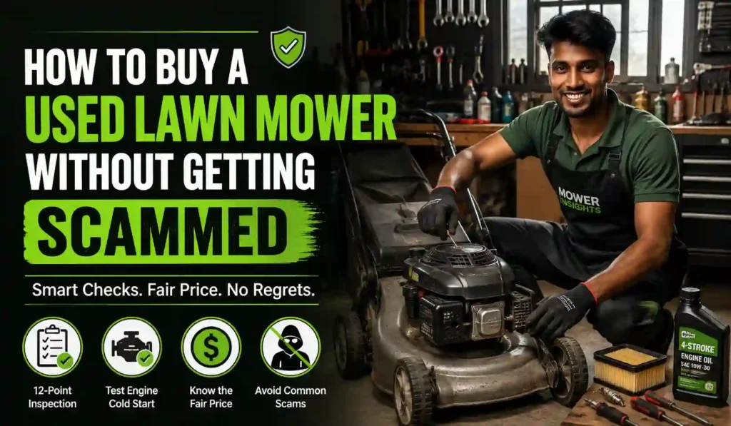 How to Buy a Used Lawn Mower Without Getting Scammed