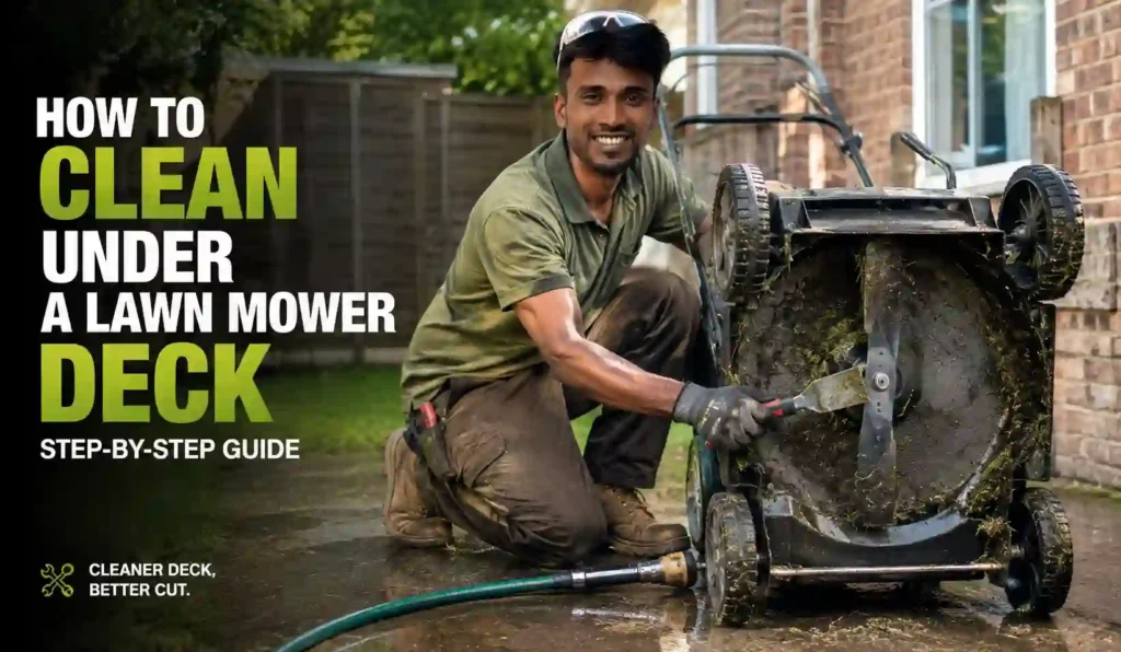 How to Clean Under a Lawn Mower Deck