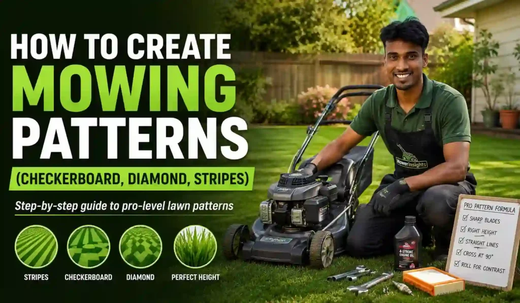 How to Create Mowing Patterns