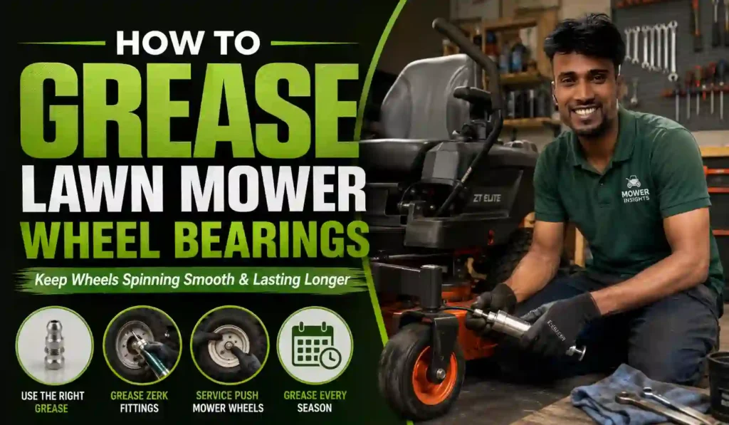 How to Grease Lawn Mower Wheel Bearings