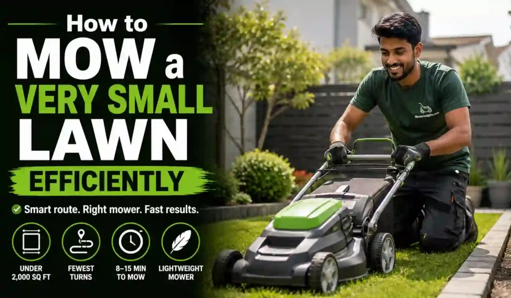 How to Mow a Very Small Lawn Efficiently