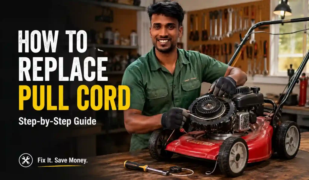 How to Replace a Lawn Mower Pull Cord or Recoil Starter