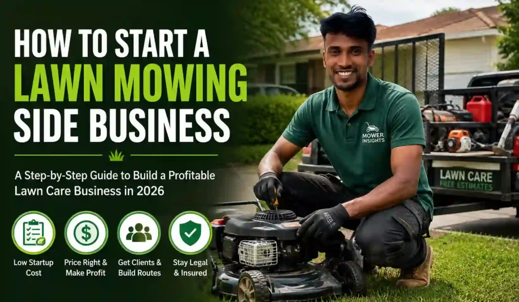How to Start a Lawn Mowing Side Business