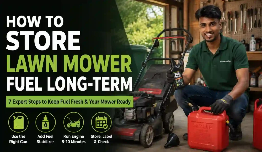 How to Store Lawn Mower Fuel Long-Term