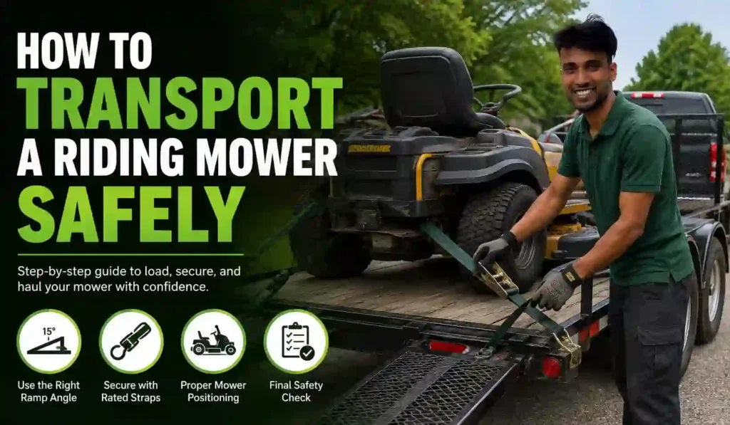 How to Transport a Riding Mower Safely