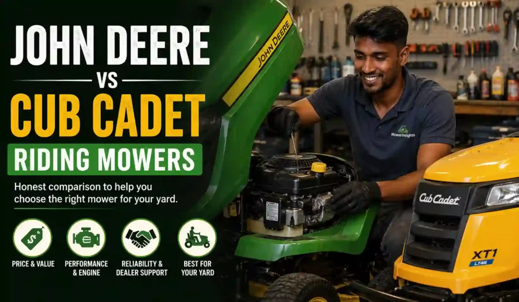 John Deere vs Cub Cadet Riding Mowers