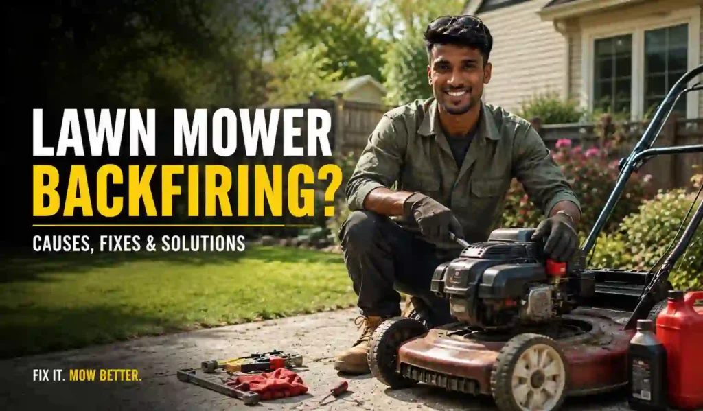 Lawn Mower Backfiring