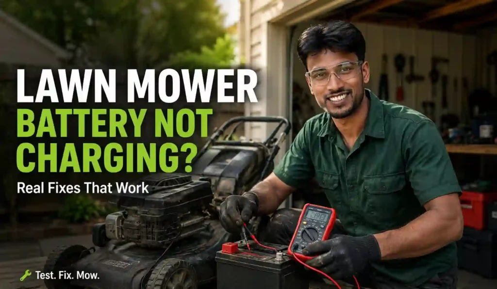 Lawn Mower Battery Not Charging