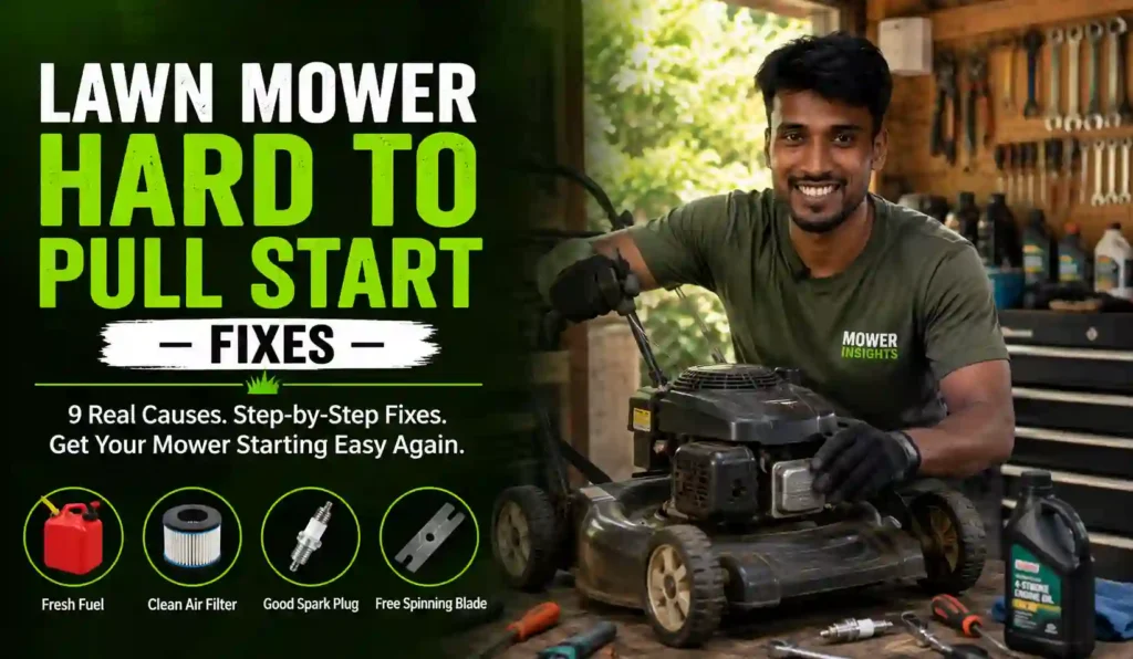Lawn Mower Hard to Pull Start