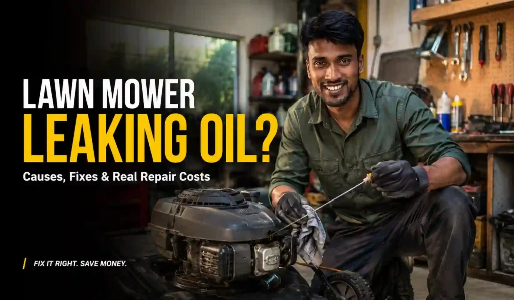 Lawn Mower Leaking Oil