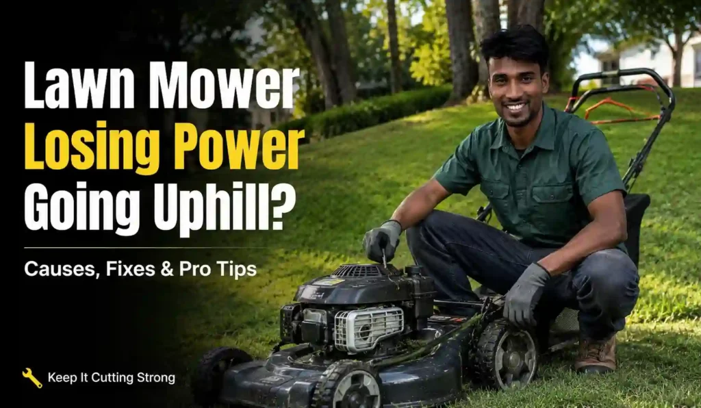 Lawn Mower Losing Power Going Uphill