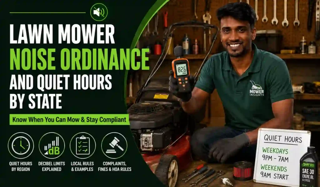 Lawn Mower Noise Ordinance and Quiet Hours by State