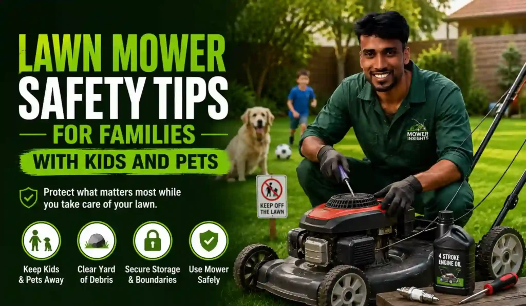 Lawn Mower Safety Tips for Families With Kids and Pets