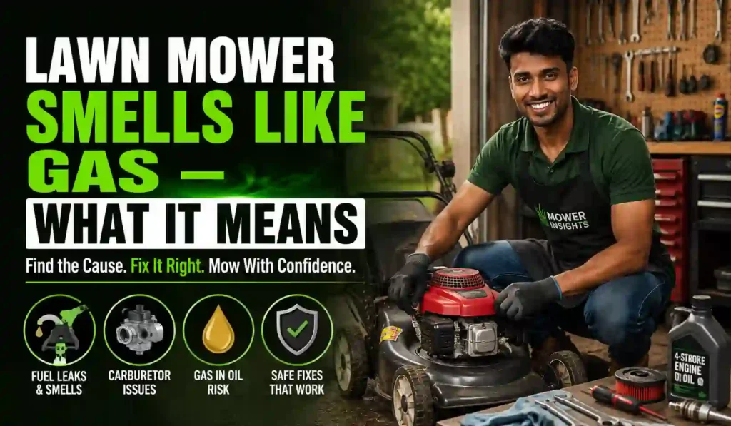 Lawn Mower Smells Like Gas