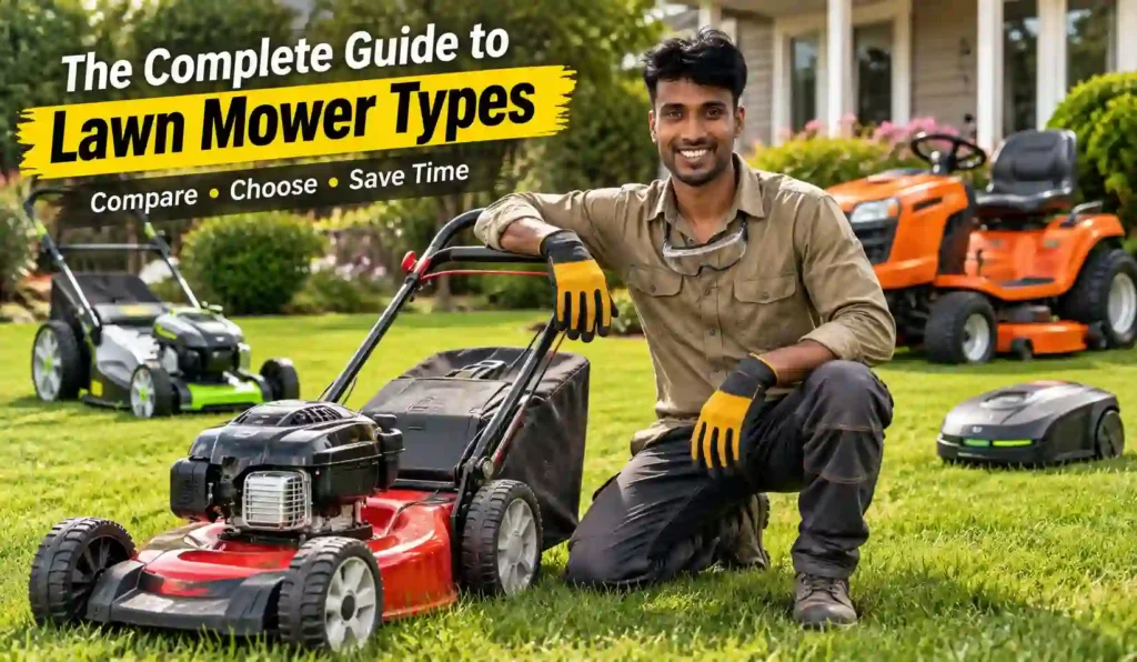 Lawn Mower Types Comparisons