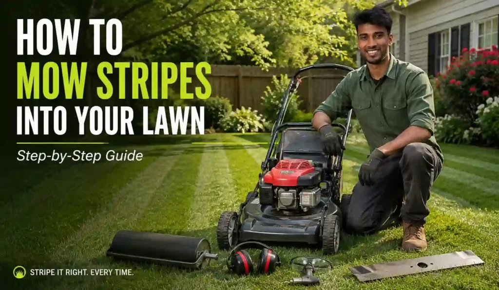 Mowing Patterns for a Striped Lawn