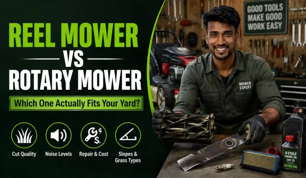 Reel Mower vs Rotary Mower