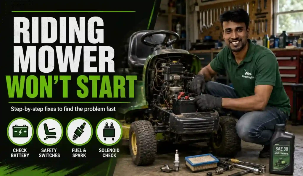 Riding Mower Won't Start