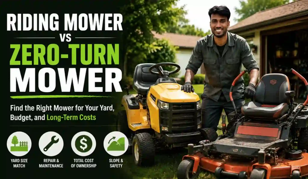 Riding Mower vs Zero-Turn Mower