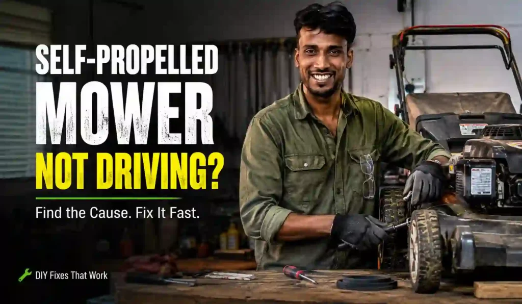 Self-Propelled Mower Not Driving