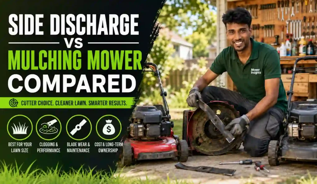 Side Discharge vs Mulching Mower