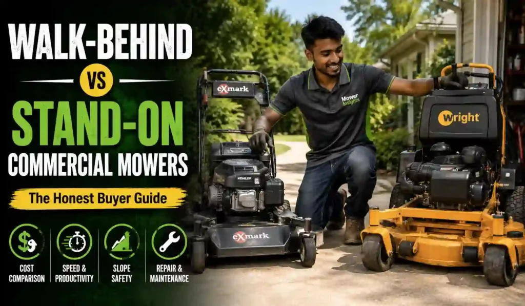 Walk-Behind vs Stand-On Commercial Mowers