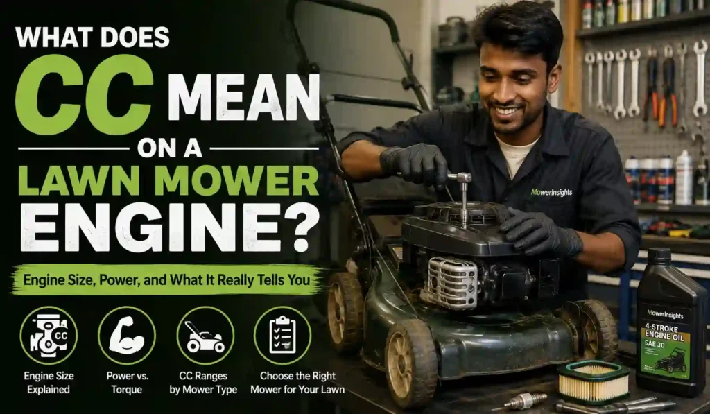 What Does CC Mean on a Lawn Mower