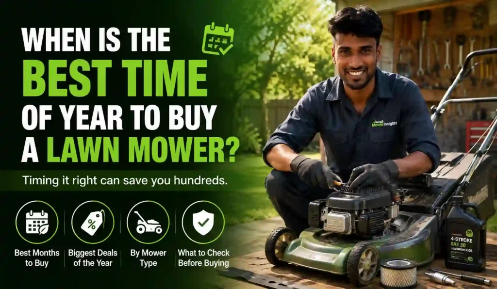 When Is the Best Time of Year to Buy a Lawn Mower