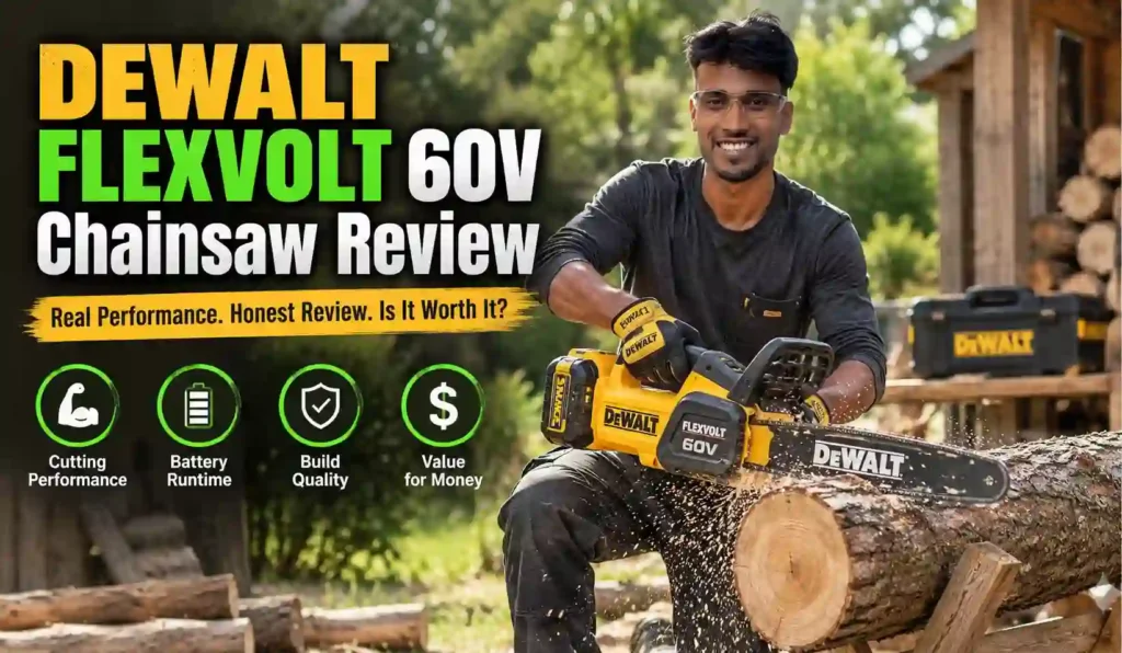 DEWALT FLEXVOLT 60V Chainsaw Review