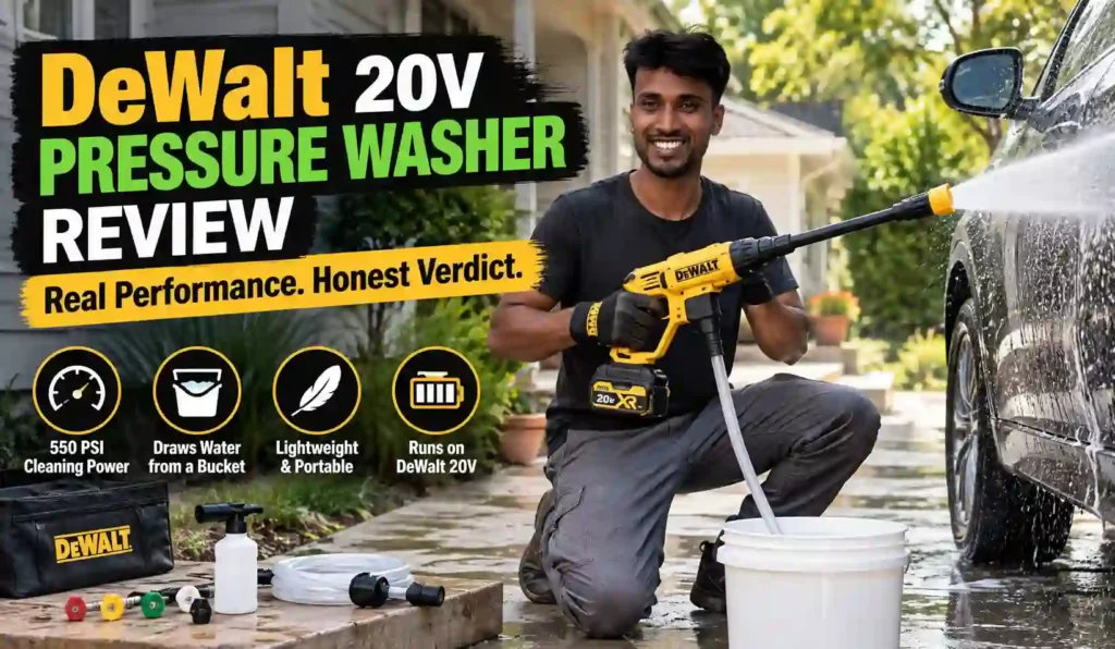DeWalt 20V Pressure Washer Review