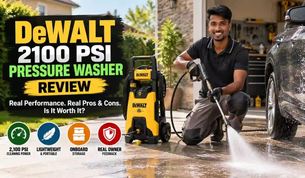 DeWalt 2100 PSI Pressure Washer Review
