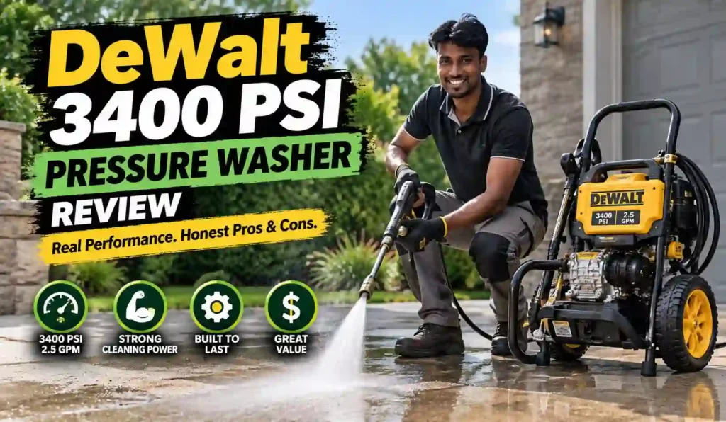DeWalt 3400 PSI Pressure Washer Review