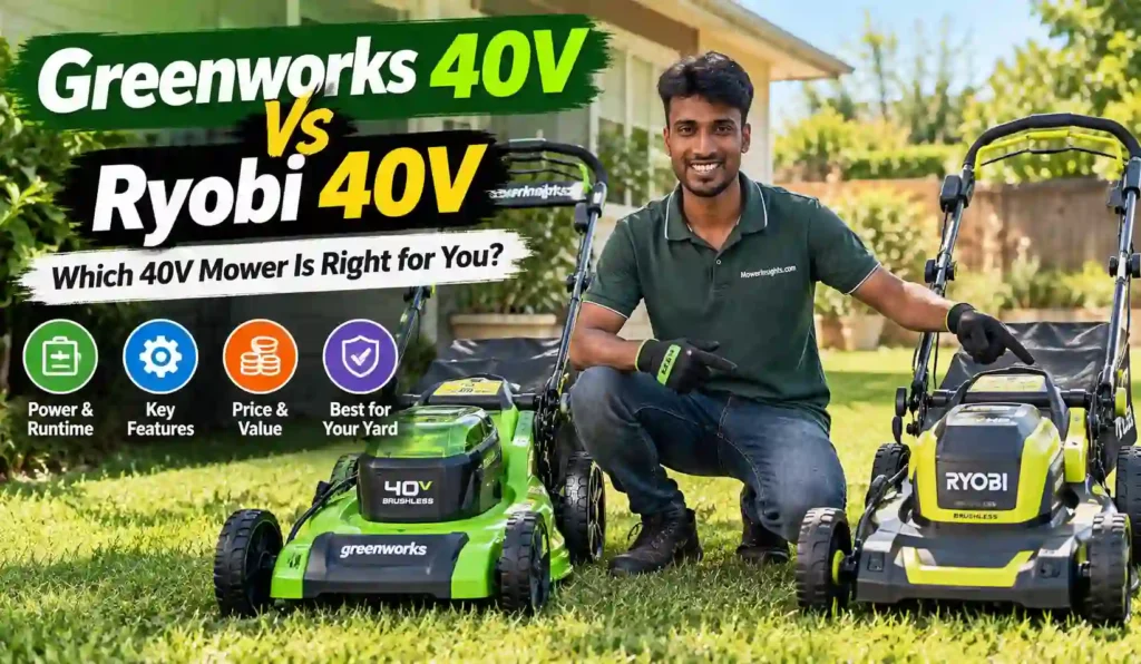 Greenworks 40V vs Ryobi 40V