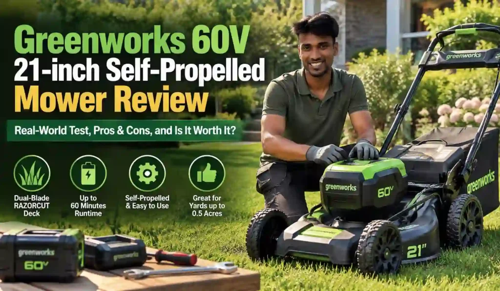Greenworks 60V 21-inch Self-Propelled Mower Review