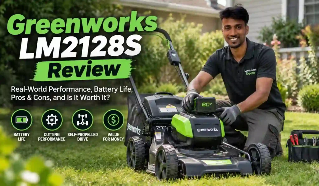 Greenworks LM2128S Review