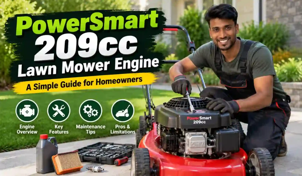 PowerSmart 209cc Lawn Mower Engine